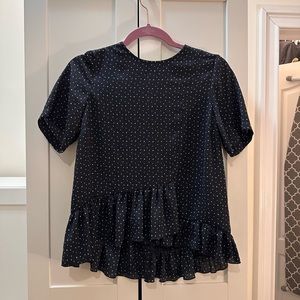 Topshop little star frilly top blouse #y2k fits a size small or extra small